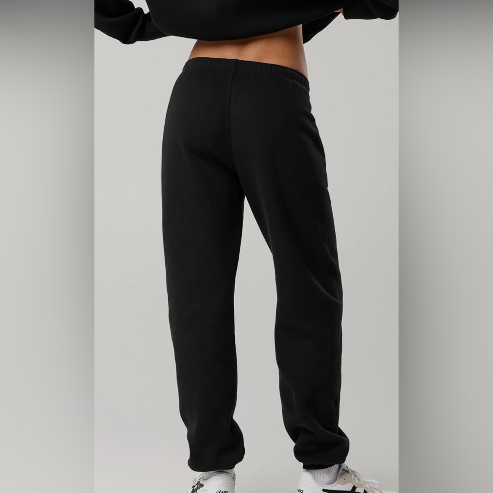 Aerie Black Relaxed Fit Pants - Picture 2 of 4